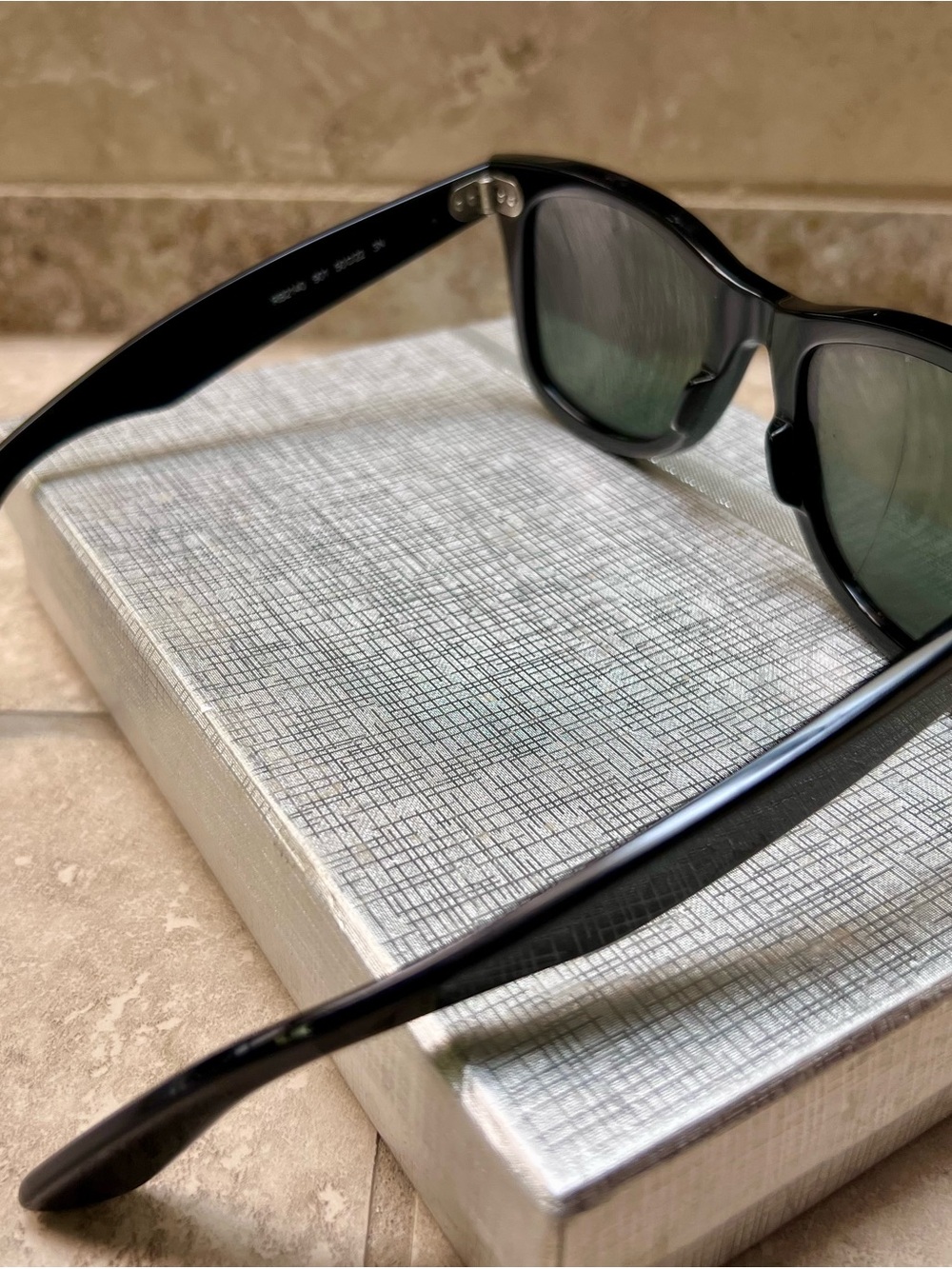 Ray-Ban Wayfarer RB2140 Sunglasses Black Made in Italy – Needs Lens - Picture 7 of 7